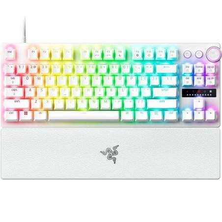 Keyboard Razer Huntsman V3 Pro White Spanish Qwerty