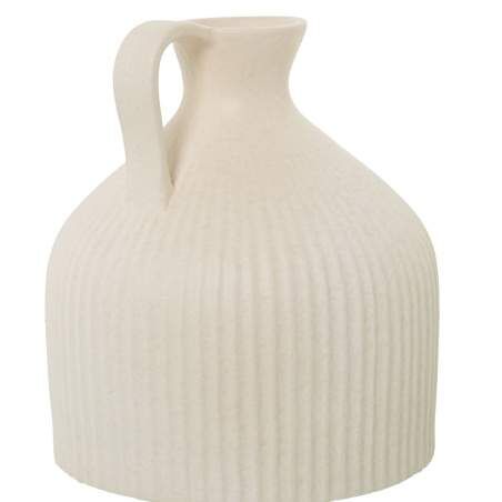 Vaso Alexandra House Living Crema Ceramica 21 x 25 x 21 cm