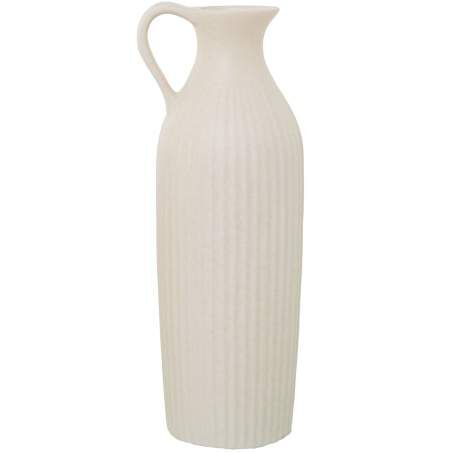 Vase Alexandra House Living Beige Ceramic 15 x 42 x 15 cm