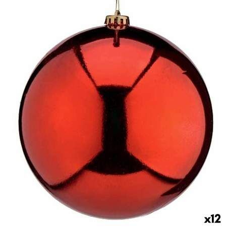 Christmas Bauble Red Plastic 20 x 21 x 20 cm (12 Units)