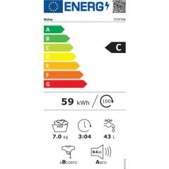 Lavatrice Balay 3TI987B 59,6 cm 1400 rpm 8 kg