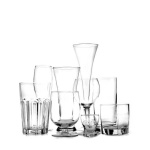 Glasses, cups and jugs